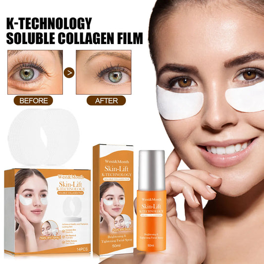 West&Month Collagen Eye Mask Spray, Anti-Aging Recombination Anti-Wrinkle Hydrating Anti-Aging Spray Cindorium