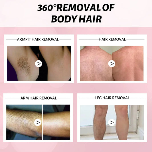 EELHOE Honey Mousse Hair Removal Spray Body Foam for Armpit and Leg Hair RemovalGentle and non-irritating skin care tools Cindorium