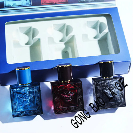 Brand 90ml Men Perfume Gift Box 3pcs Set Charming Man Colognes Lasting Fragrance Attracting Women Perfumes Hombres Originales Cindorium