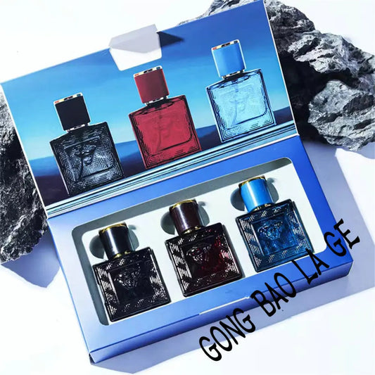 Brand 90ml Men Perfume Gift Box 3pcs Set Charming Man Colognes Lasting Fragrance Attracting Women Perfumes Hombres Originales  Cindorium