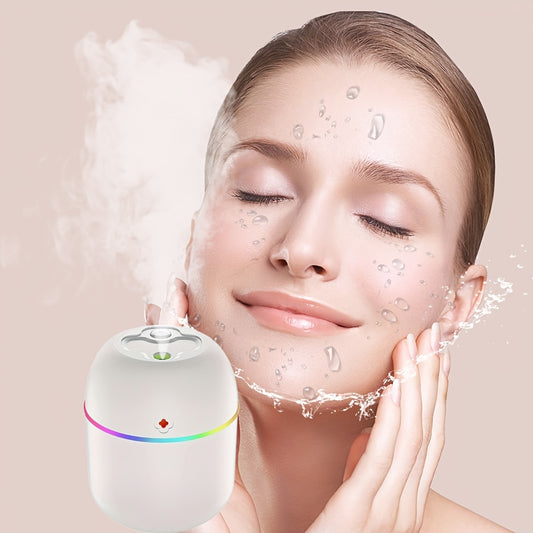 Portable USB Aromatherapy Humidifier – Unscented Mist & Atmosphere Lamp