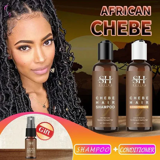Chebe Hair Powder Serum | Hair Growth & Edge Protection | Prevent Hair Loss | Hydrating Spray & Oil for African Hair - Cindorium