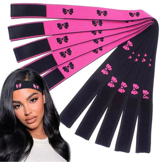 Fashionable Adjustable Elastic Headband with Magic Tape: Perfect for Lace Wigs and Edge Styling - Cindorium
